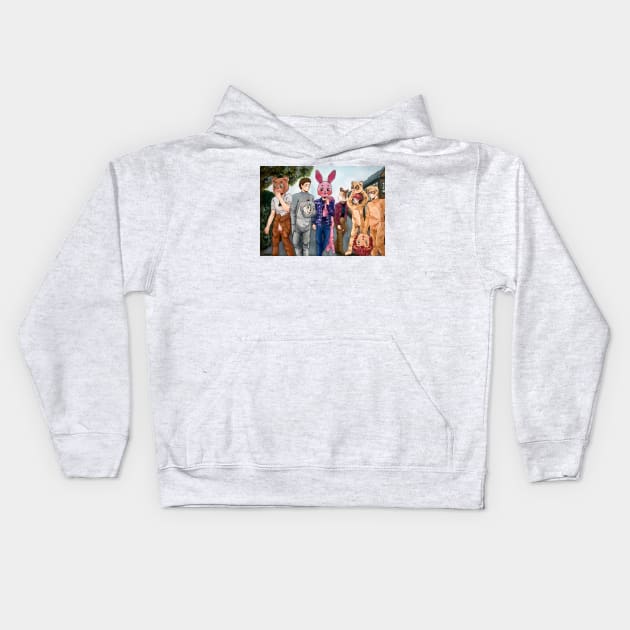 A3! Autumn Troupe Kids Hoodie by Cloudgazzee